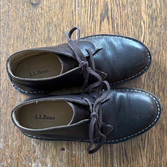 L.L. Bean Stonington Chukka Boots Lace Up Brown Womens Sz 8 - Picture 5 of 8
